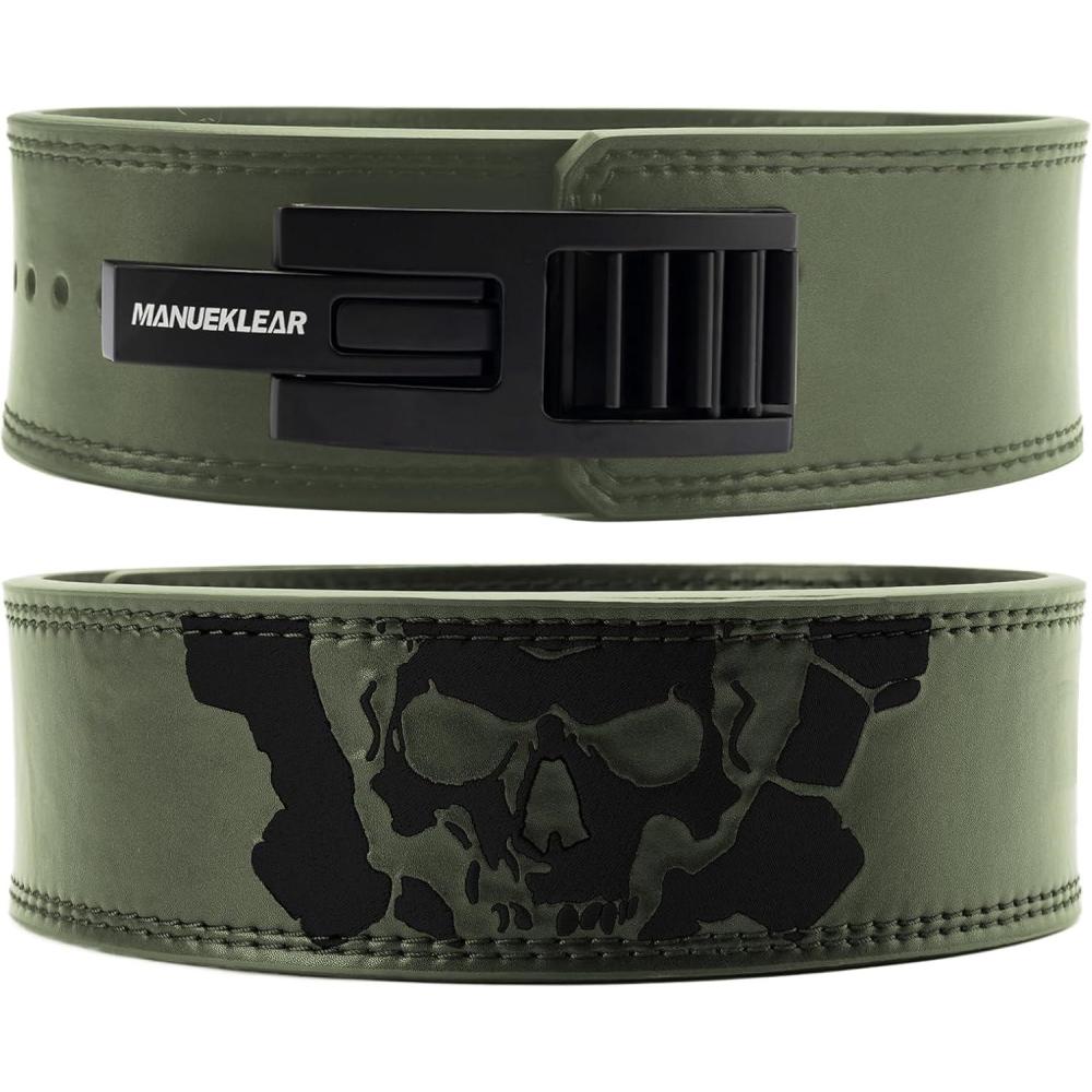 imageLever Lifting Belt for Man and Women Weightlifting with Adjustable Heavy Duty Buckle Professional Weight Lifting BeltOlive Green