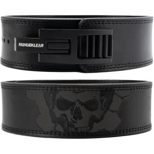 Lever Lifting Belt for Man and Women, Weightlifting with Adjustable Heavy Duty Buckle, Professional Weight Lifting Belt(Enigmatic Black)