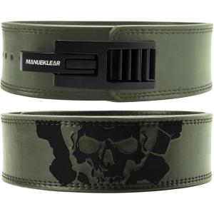 Lever Lifting Belt for Man and Women, Weightlifting with Adjustable Heavy Duty Buckle, Professional Weight Lifting Belt(Olive Green)