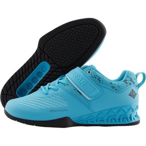 MANUEKLEAR Deadlift Shoes, Strong Anti-Slip Lifting Shoes for Men, Professional Training Weightlifting Shoes for Men and Women, Squat Shoes for Powerlifting with Rubber Non-Slip Sole(Peaceful Blue)